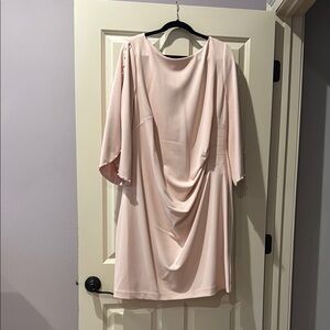 Jessica Howard Blush Long Sleeve Dress